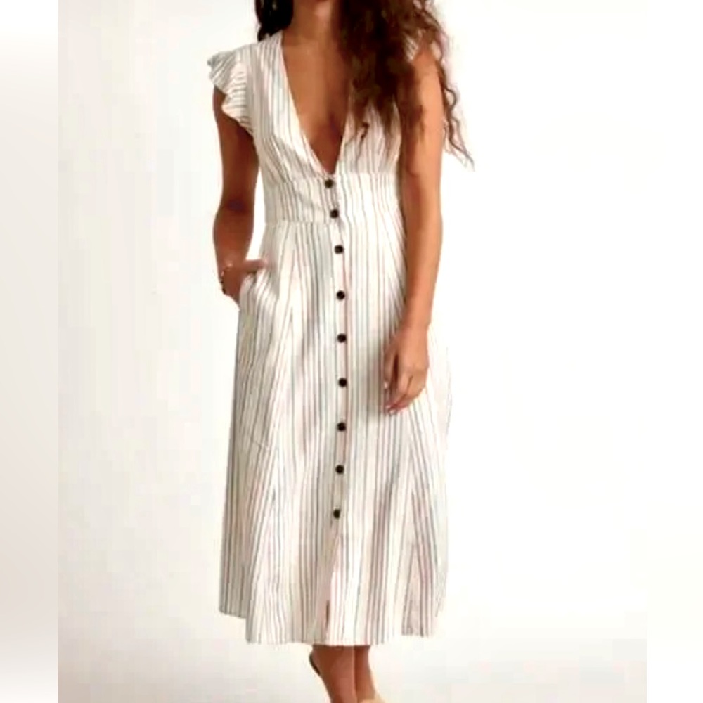 Marine Layer Camila Midi Dress